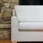 low-arm organic sofa