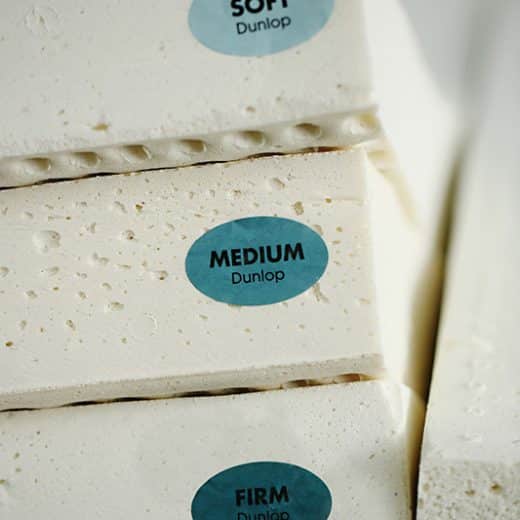 Latex layers in Savvy Rest's Serenity organic mattress