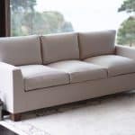 organic sofa with natural latex cushions